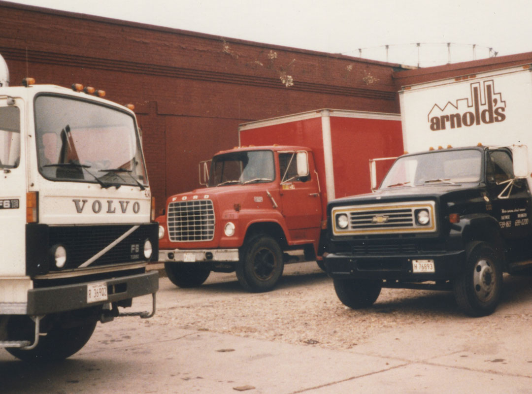 Vintage Trucks with Arnold's Logo