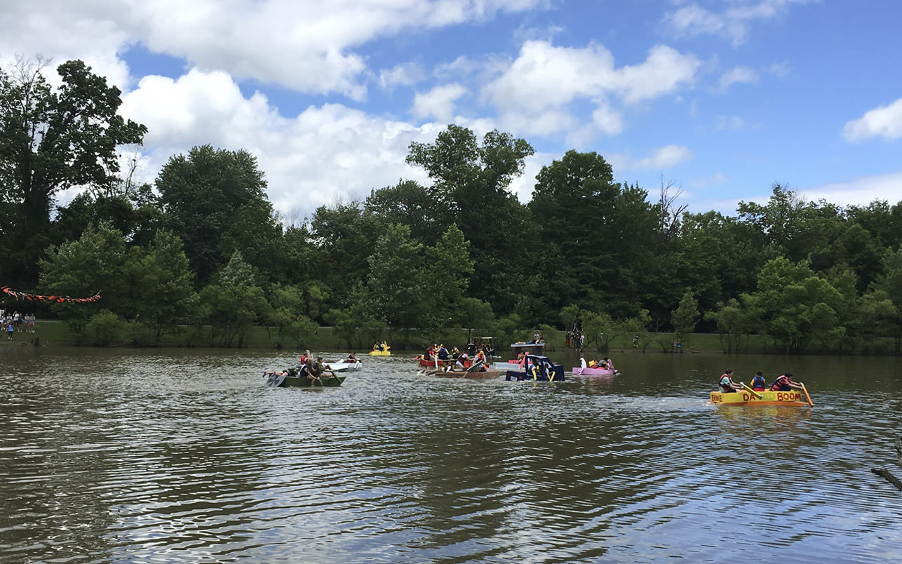 McDonogh School Annual Cardboard Boat Race