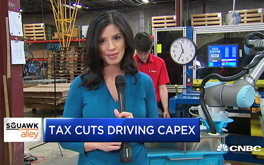 CNBC Gets a Tour of Arnold Packaging